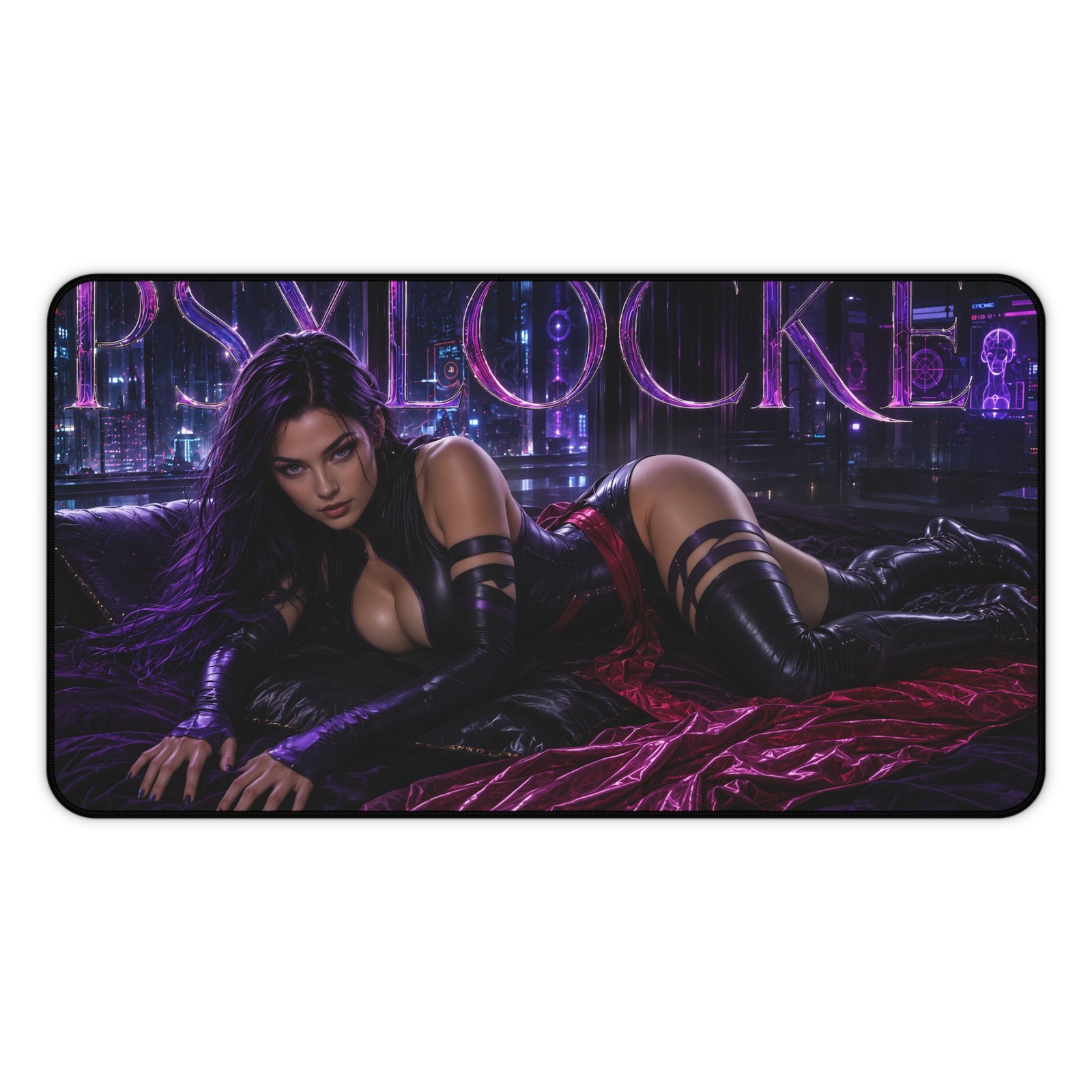 Psylocke Mouse Pad, Marvel XXL Gaming Desk Mat, Psychic Ninja Pad