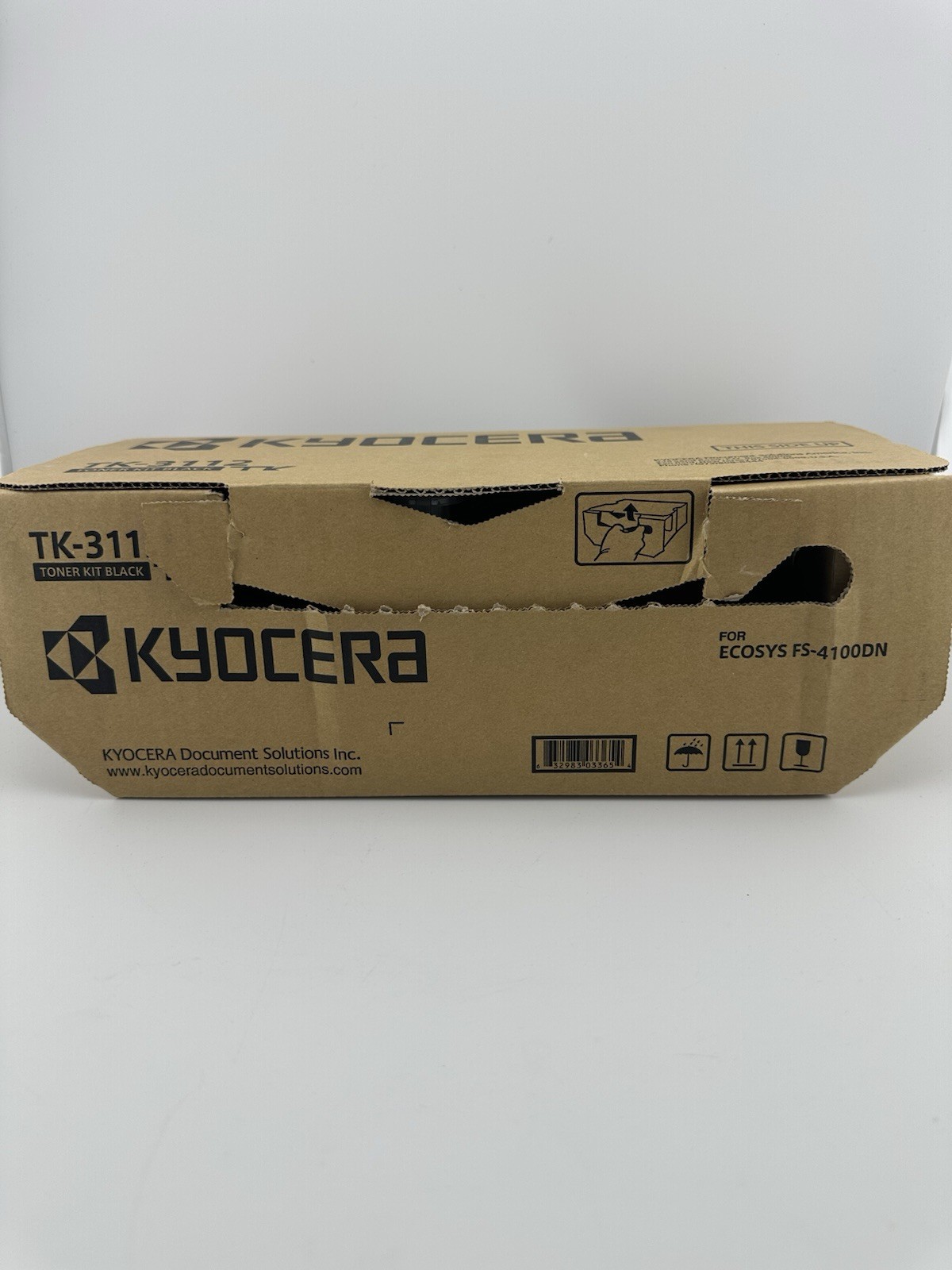 Kyocera TK-3112 Black Toner Genuine OEM FS-4100DN 15500 Page Yield Open Box US