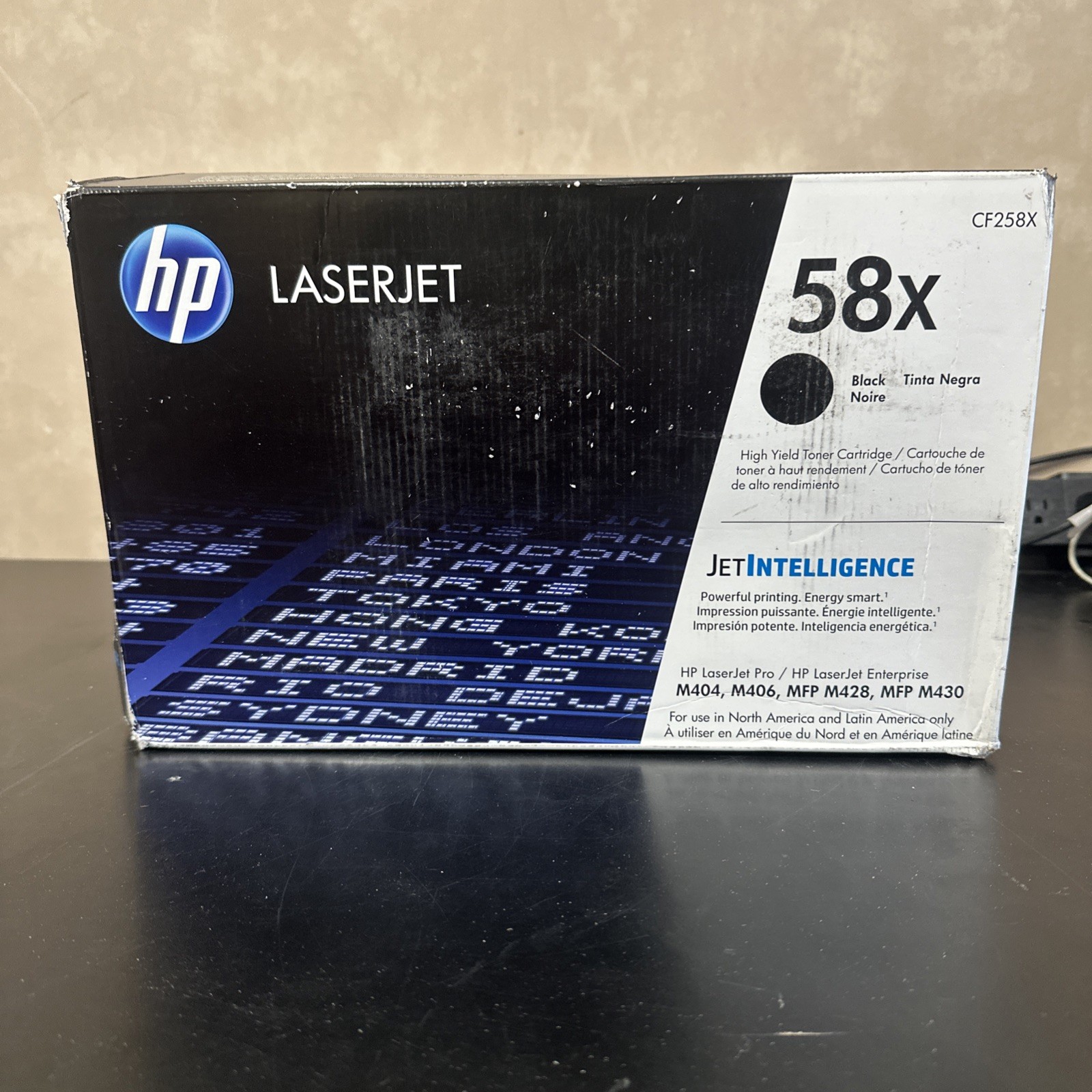 Genuine HP 58X High Yield Toner Cartridge - BLACK (CF258X)