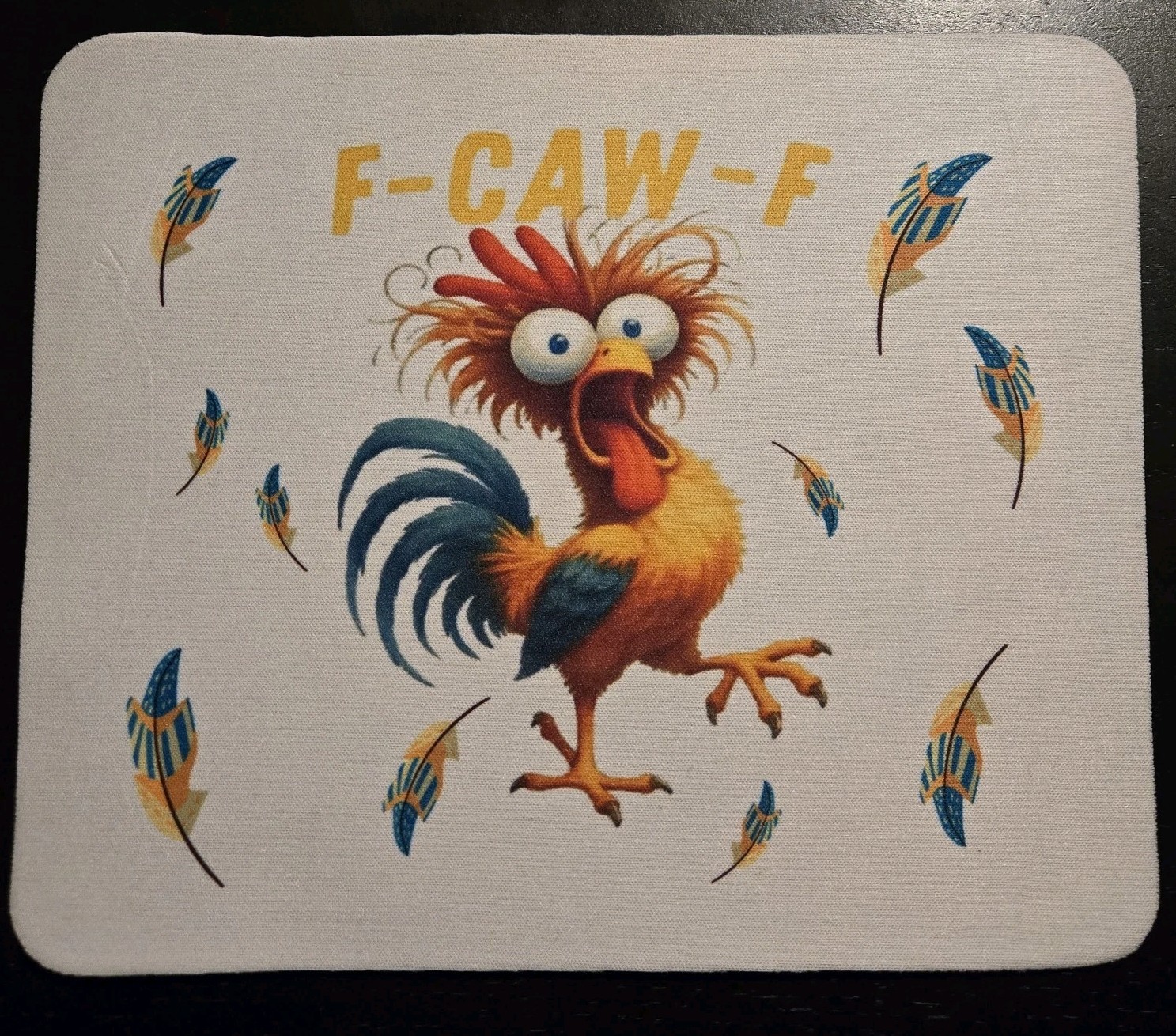 F- CAWF - F Mouse Pad Funny Office Gag Gift 