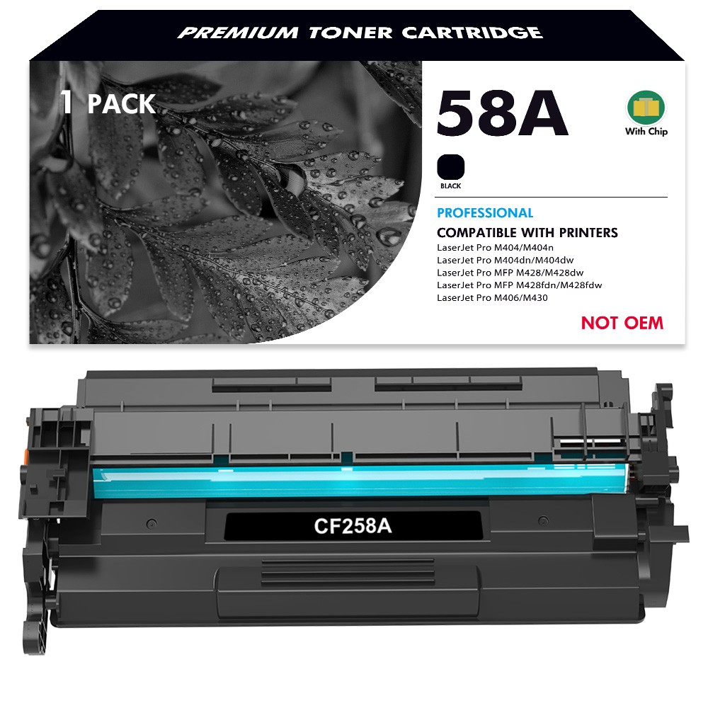 CF258A CF258X 58A 58X Toner WITH CHIP for HP LaserJet Pro M404dw MFP M428fdw lot