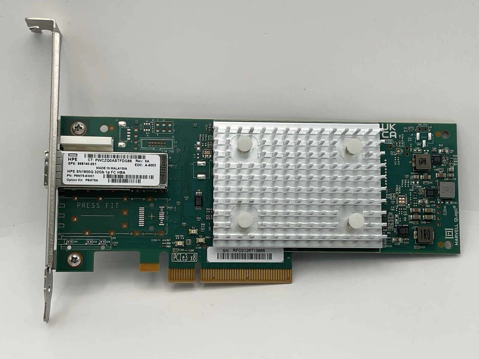 P9M75A HPE SN1600Q 32GB SINGLE PORT HBA 868140-001