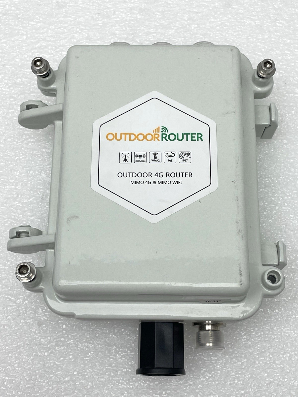 MIMO 4G 3G WiFi OUTDOOR ROUTER WEATHERPROOF N-TYPE CELLULAR QUECTEL EC25-AF