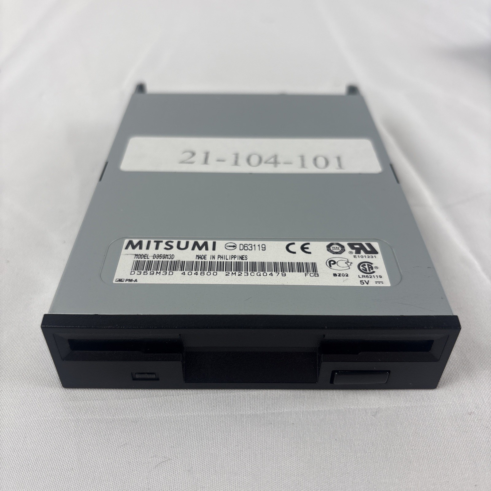 Mitsumi Floppy Disk Drive D359M3D Vintage PC Parts Black Untested