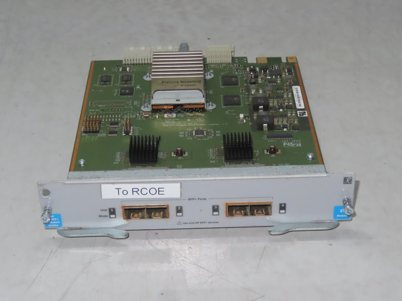 J9309A - HP ProCurve 4-port 10GbE SFP+ ZL Module .