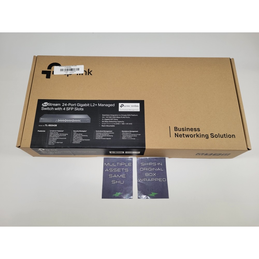 TP-LINK TL-SG3428 Gigabit 24-Port Managed Switch - New Open Box
