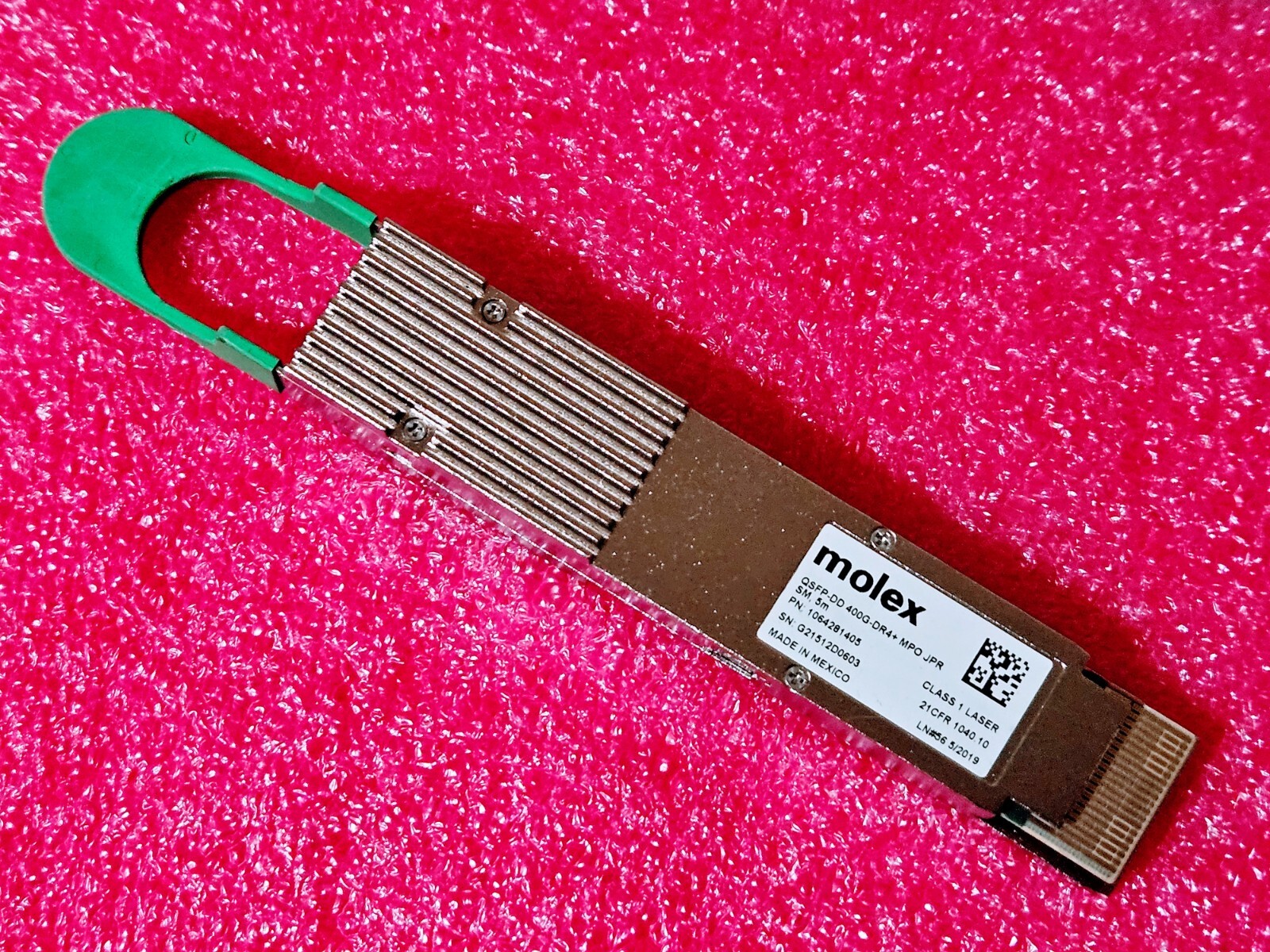 Molex QSFP-DD 400G-DR4+ MPO JPR SM, 5m 1064281405 Transceiver 400GBASE-DR4