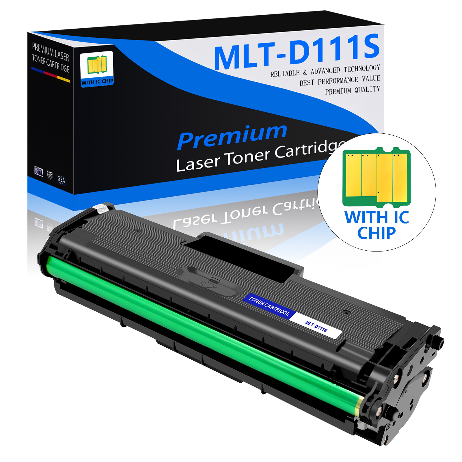 1PK MLT-D111S Toner Cartridge For Samsung 111S Xpress M2020FW M2070W 2022 Series
