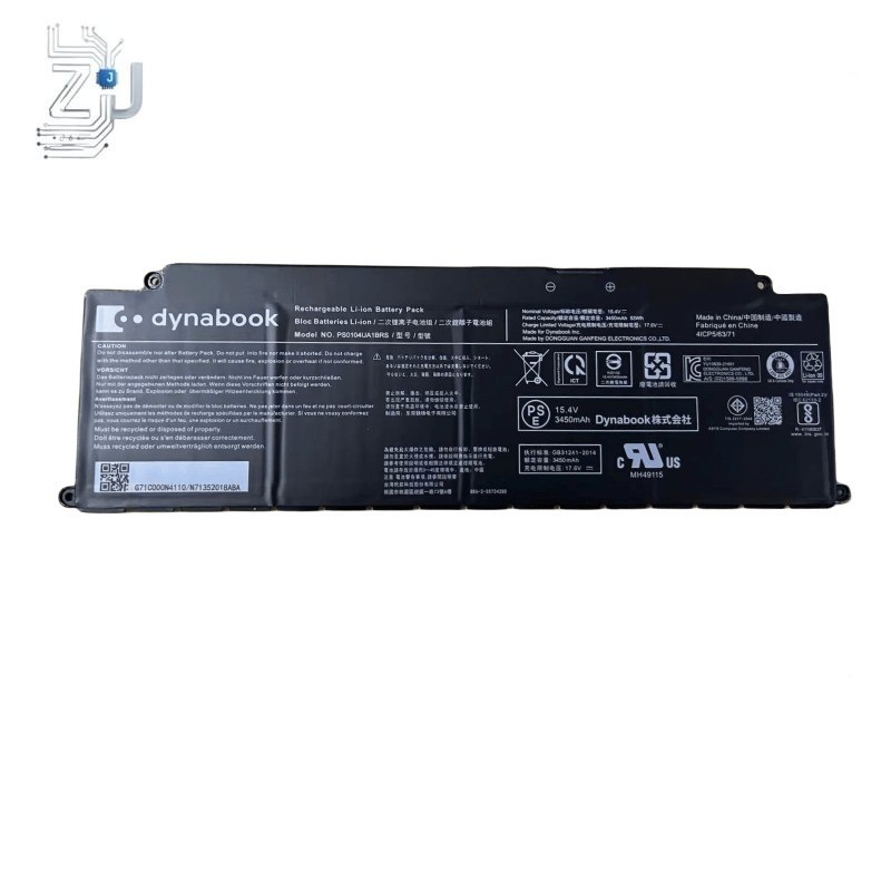 PS0104UA1BRS New Battery for Dynabook U30 Tecra A40-J-12E,Portege X40-K