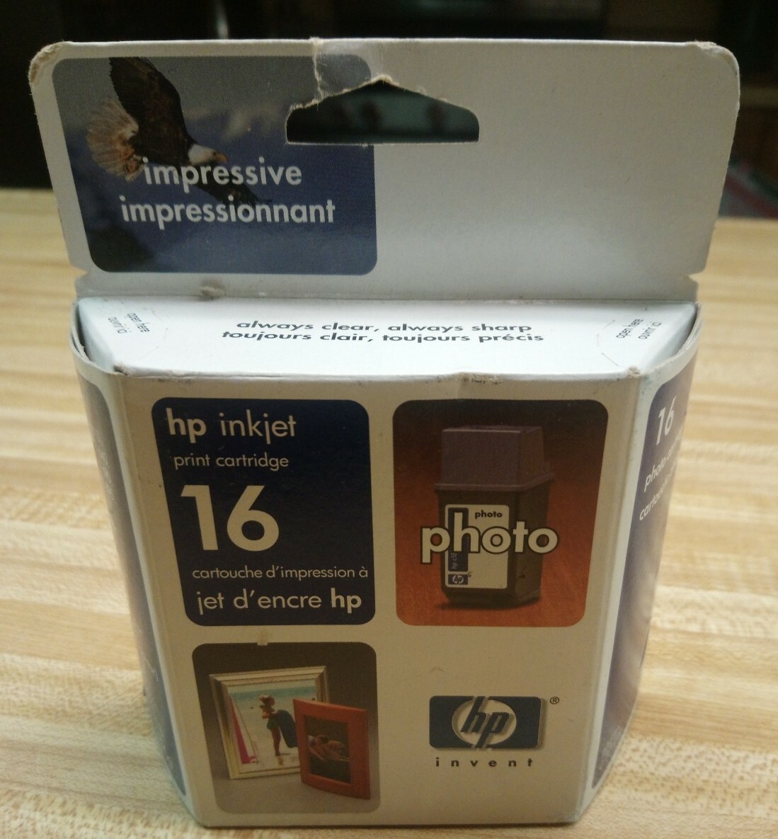 NOS BNIP HP 16 INKJET PHOTO PRINT CARTRIDGE C1816A EXPIRED 12/03 NR