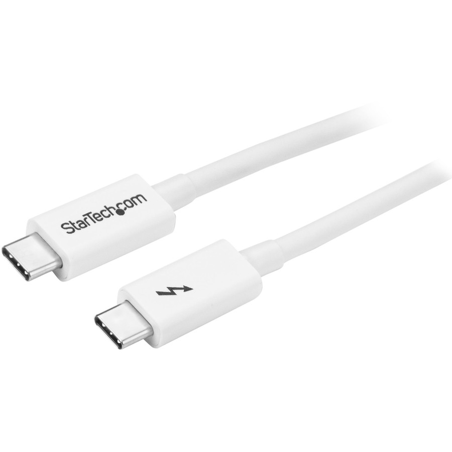StarTech 3.3ft (1m) Thunderbolt 3 Cable, 20Gbps, 100W PD, 4K Video,