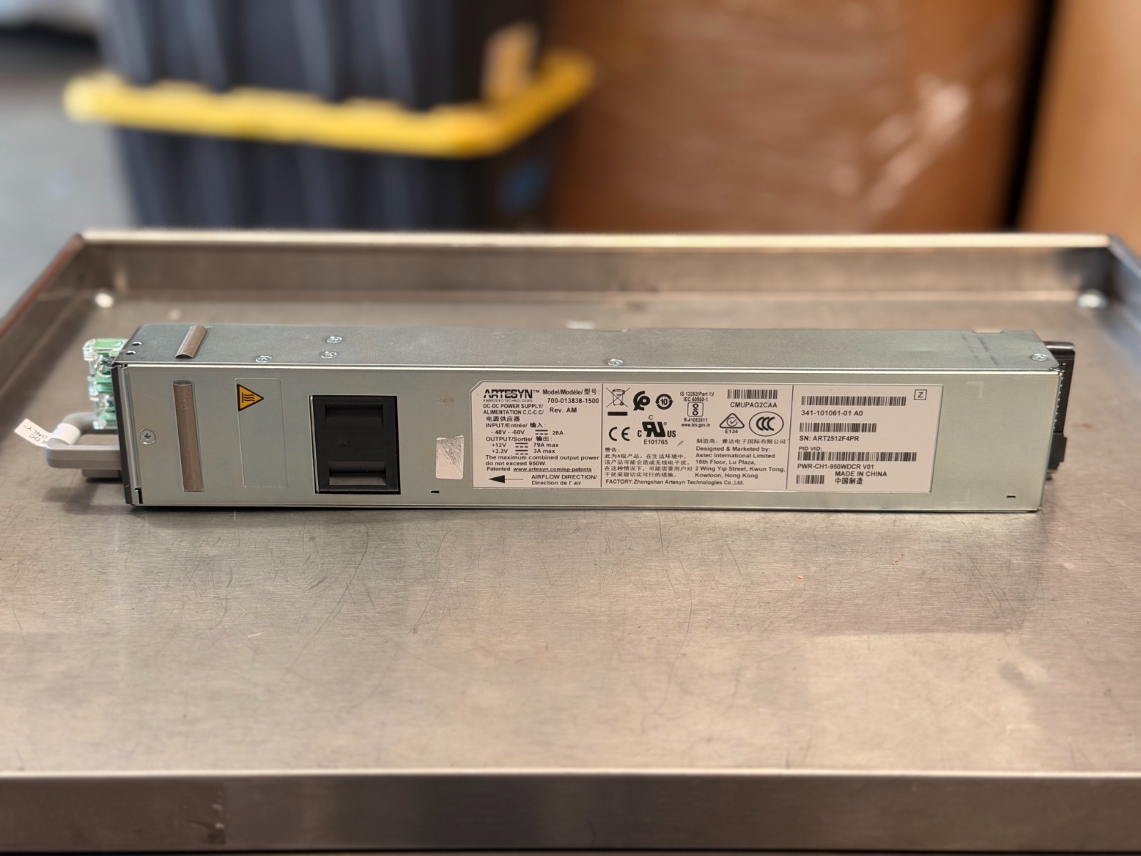 Genuine Cisco PWR-CH1-950WDCR 341-101061-01, Cisco original Power Supply