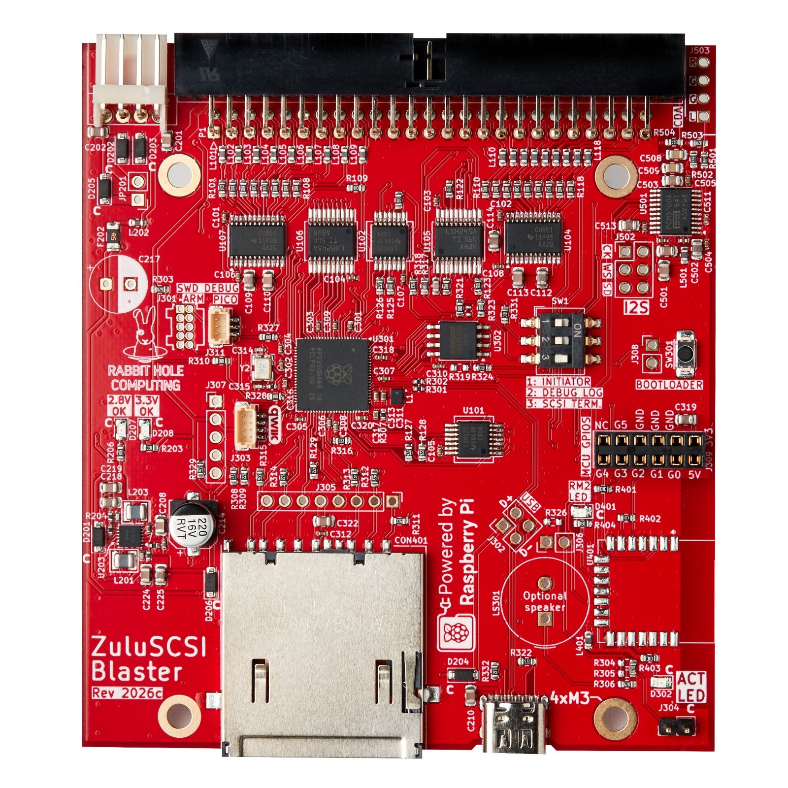 ZuluSCSI Blaster - Now with built in CD Audio DAC