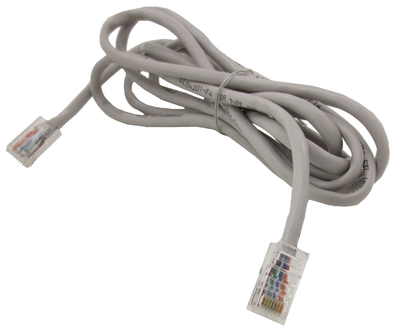 Copartner E188601-1 Type CM 75C 24AWG/4PRS UTP Cat5 Patch Cord, 6.75 ft