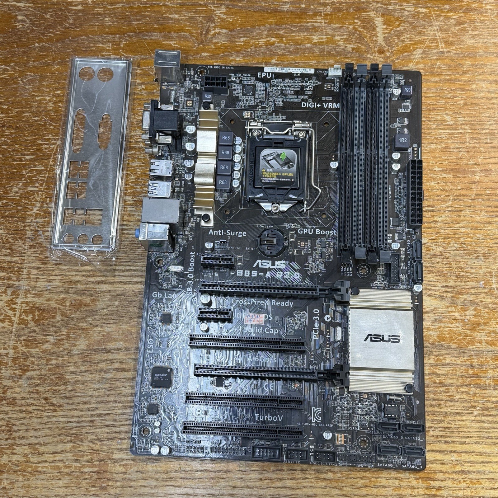 For ASUS B85-A R2.0 motherboard B85 LGA1150 4*DDR3 32G VGA+DVI ATX Tested ok