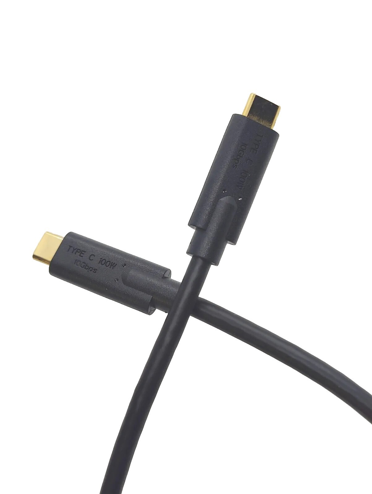 10ft USB 3.2 Gen 2x1 Type-C Male/Male Cable 100W 20V 5A Fast Charger 10Gbps Data