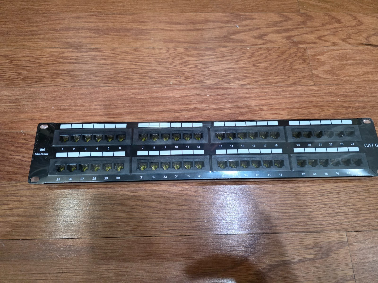 Cable Matters 48-Port Cat6 2U Patch Panel RJ45 110-Type NEW Sealed (No box)