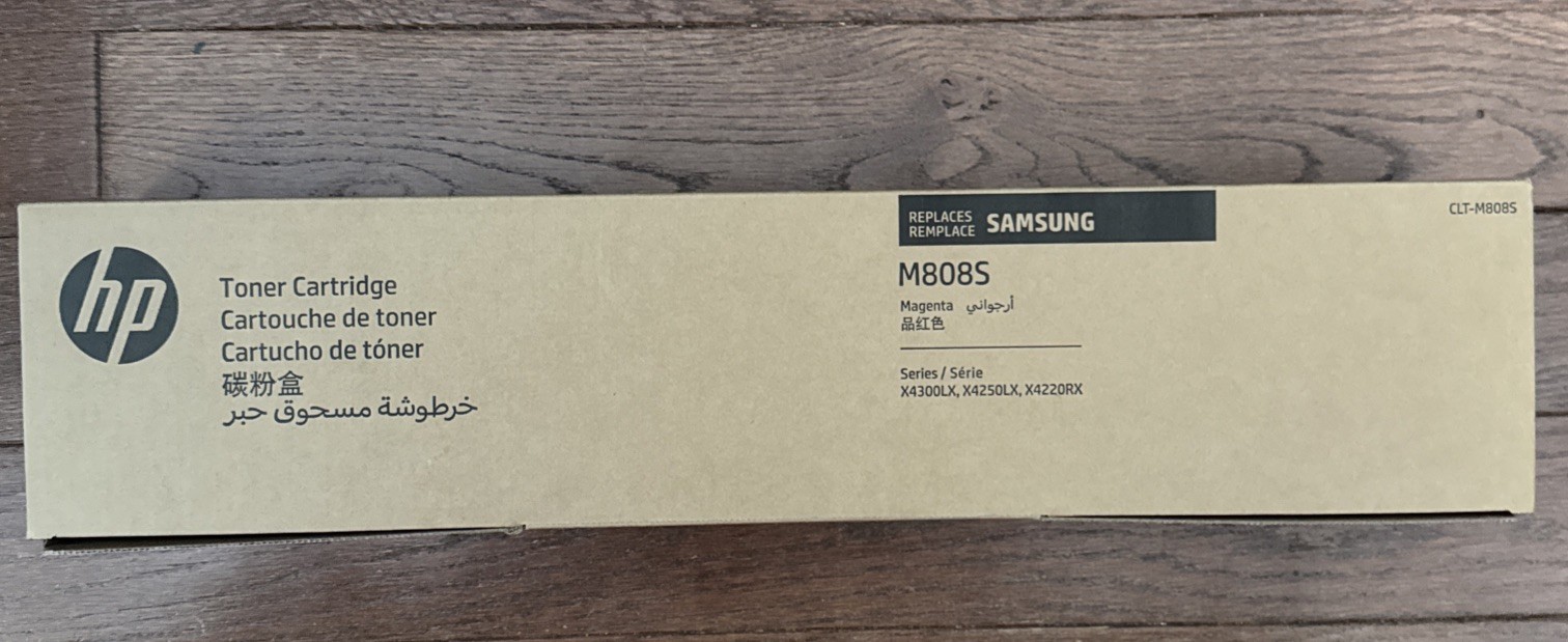 HP - Genuine Samsung CLTM808S / CLT-M808S Magenta Toner