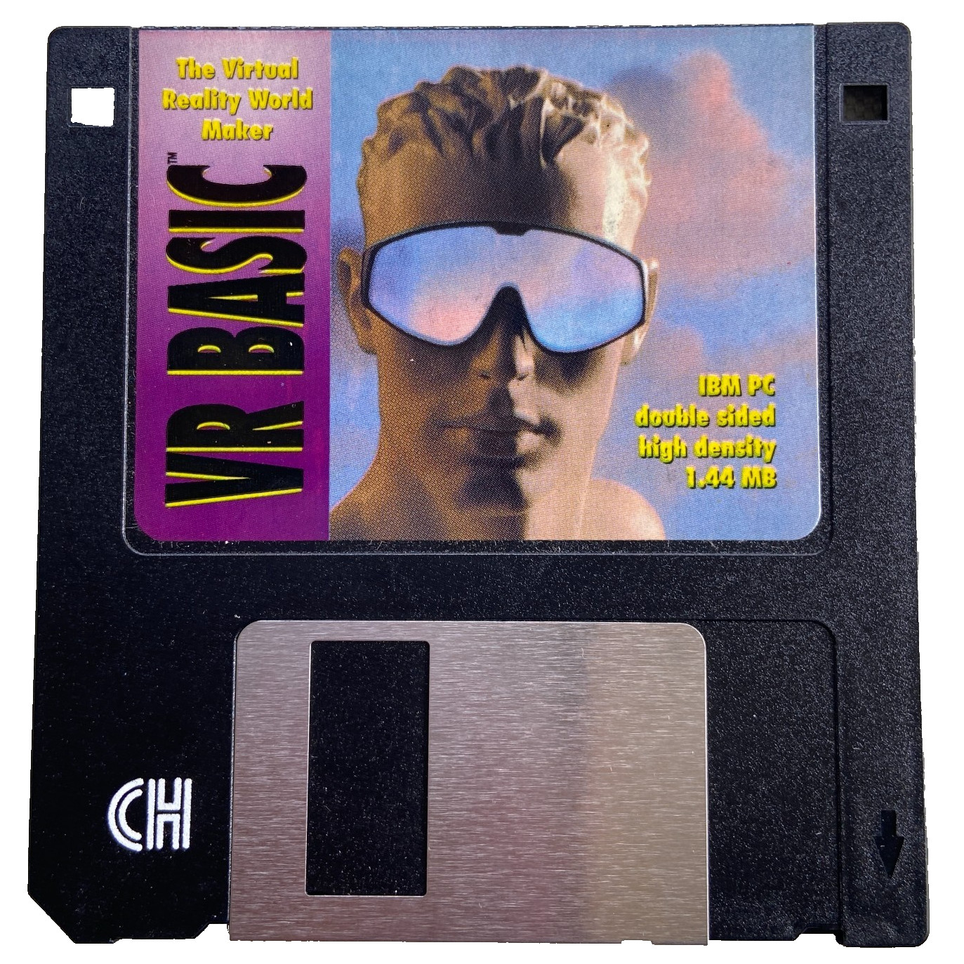Vintage Video Game 3.5” Floppy Disk VR Basic Virtual Reality World Maker IBM PC