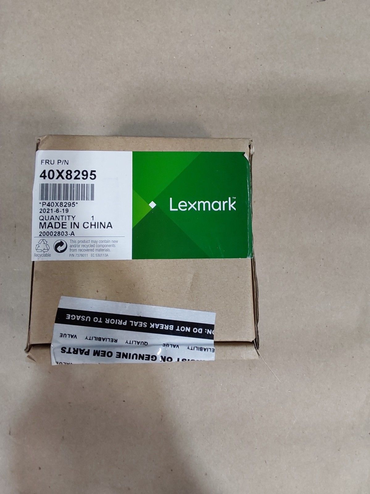  Lexmark  40X8295 Pickup Roller and Separation Pad