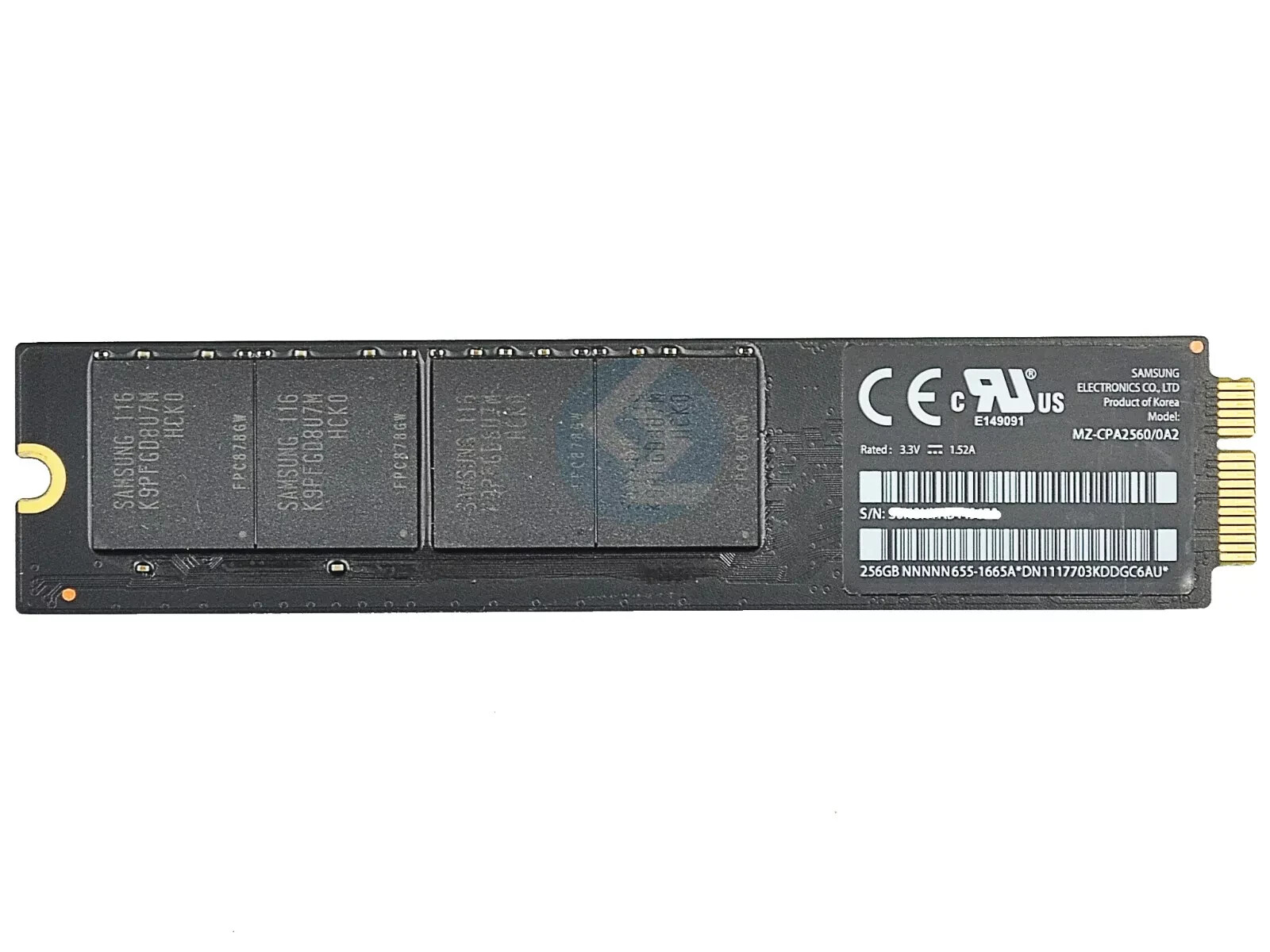 Genuine 256GB SSD Solid State Hard Drive for Macbook Air 13" A1369 2010 2011
