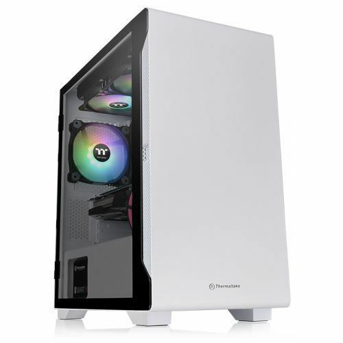 Thermaltake CA-1Q9-00S6WN-00 S100 Tempered Glass Snow Edition Micro Chassis