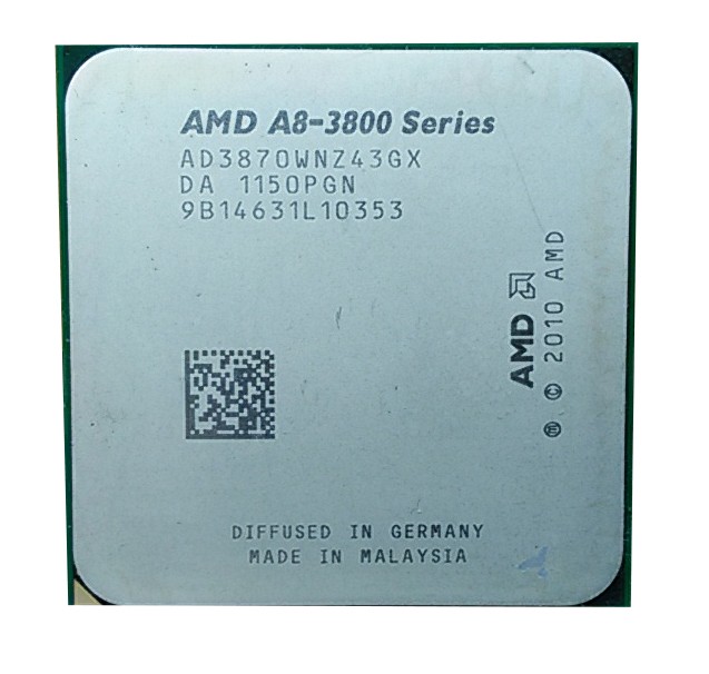AMD A-Series A8-3870K Socket FM1 3.0GHz Desktop CPU AD3870WNZ43GX