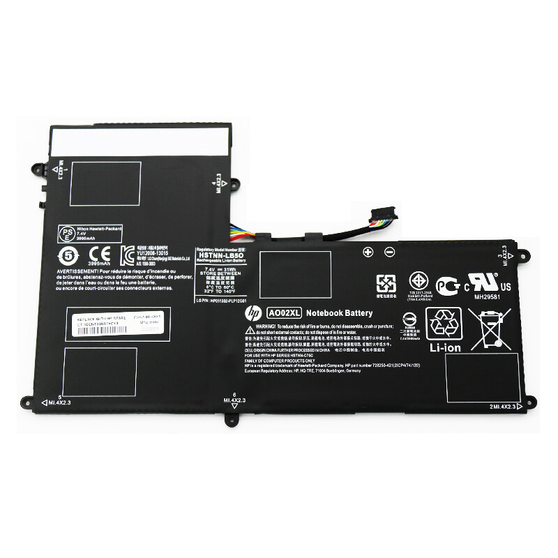 Genuine AO02XL Battery for HP ElitePad 1000 G2 HSTNN-LB5O  728250-1C1 728558-005