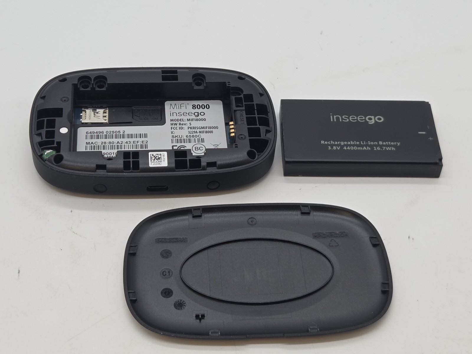 ATT Inseego JetPack MiFi 8000L - HotSpot in Black - 