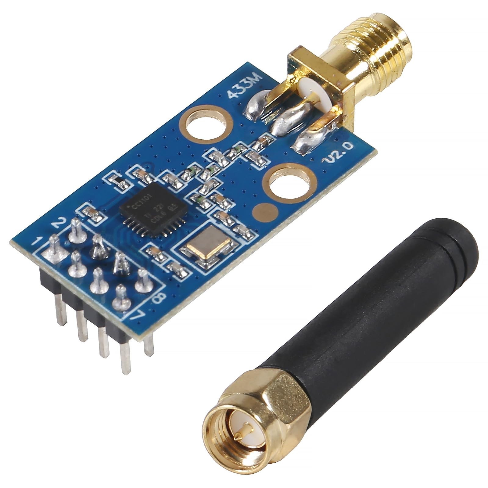 3 PCS CC1101 Wireless Module with SMA Antenna for Raspberry Pi 315-915MHZ