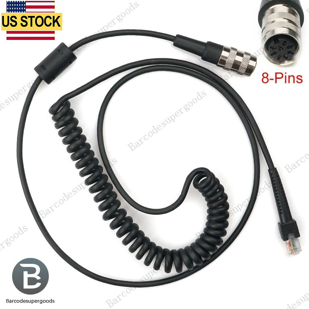 For for Symbol LS3408 To VC5090 DS3508 (25-71917-02R) 8Pin Scanner Cable US