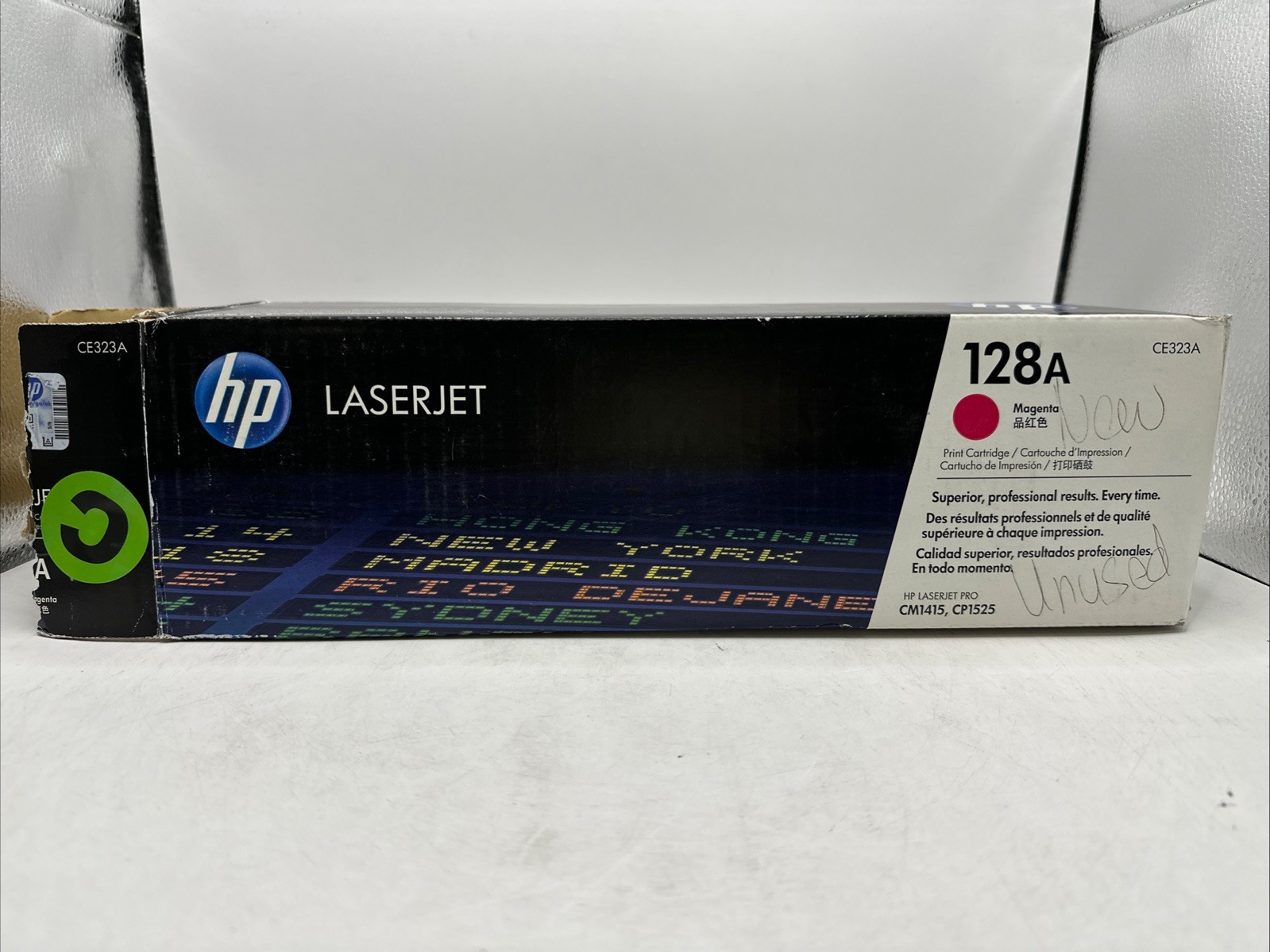 HP 128A (CE323A) LaserJet Toner Cartridge - Magenta