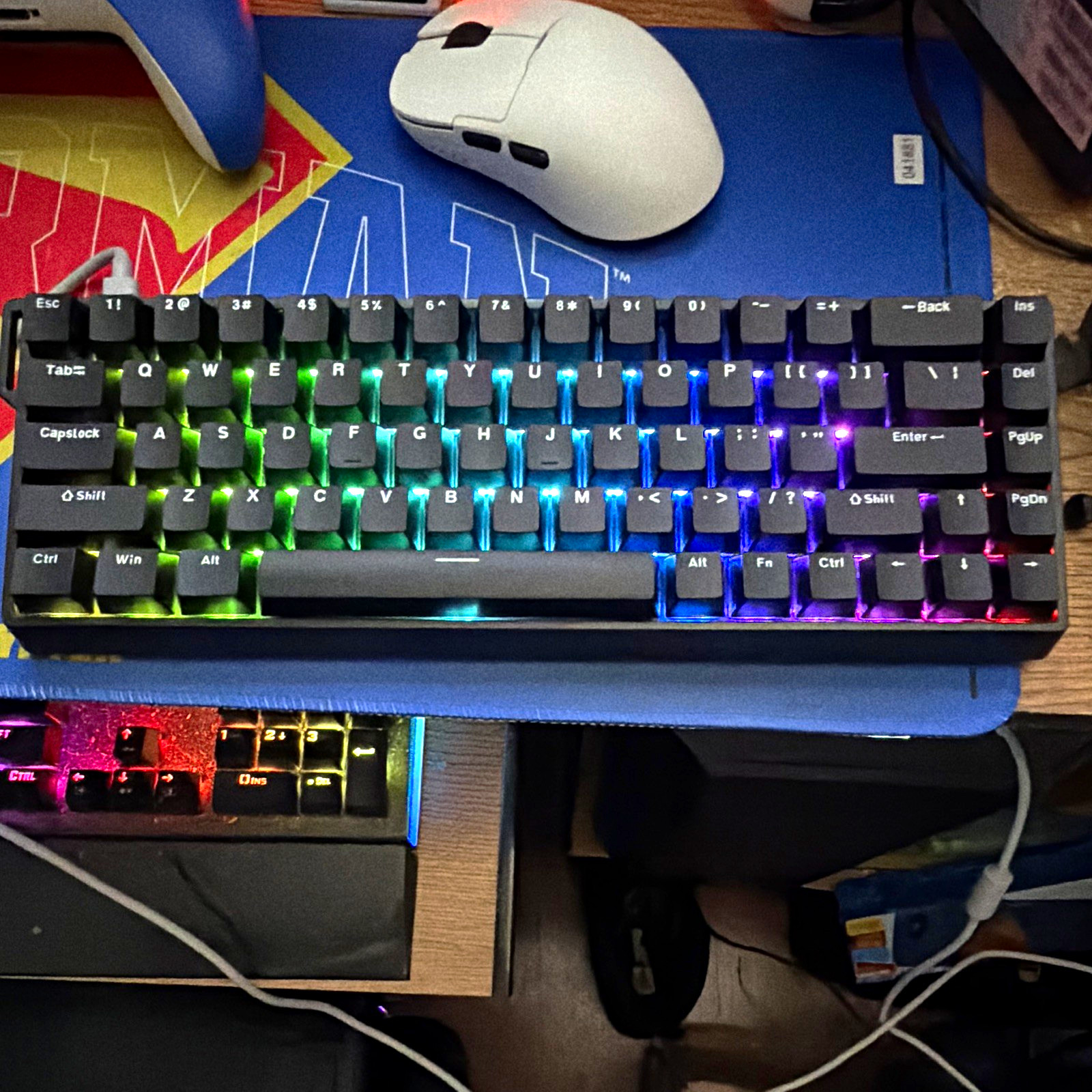 AULA WIN68HE Wired USB-C Mechanical RGB Illuminated Keyboard English QWERTY