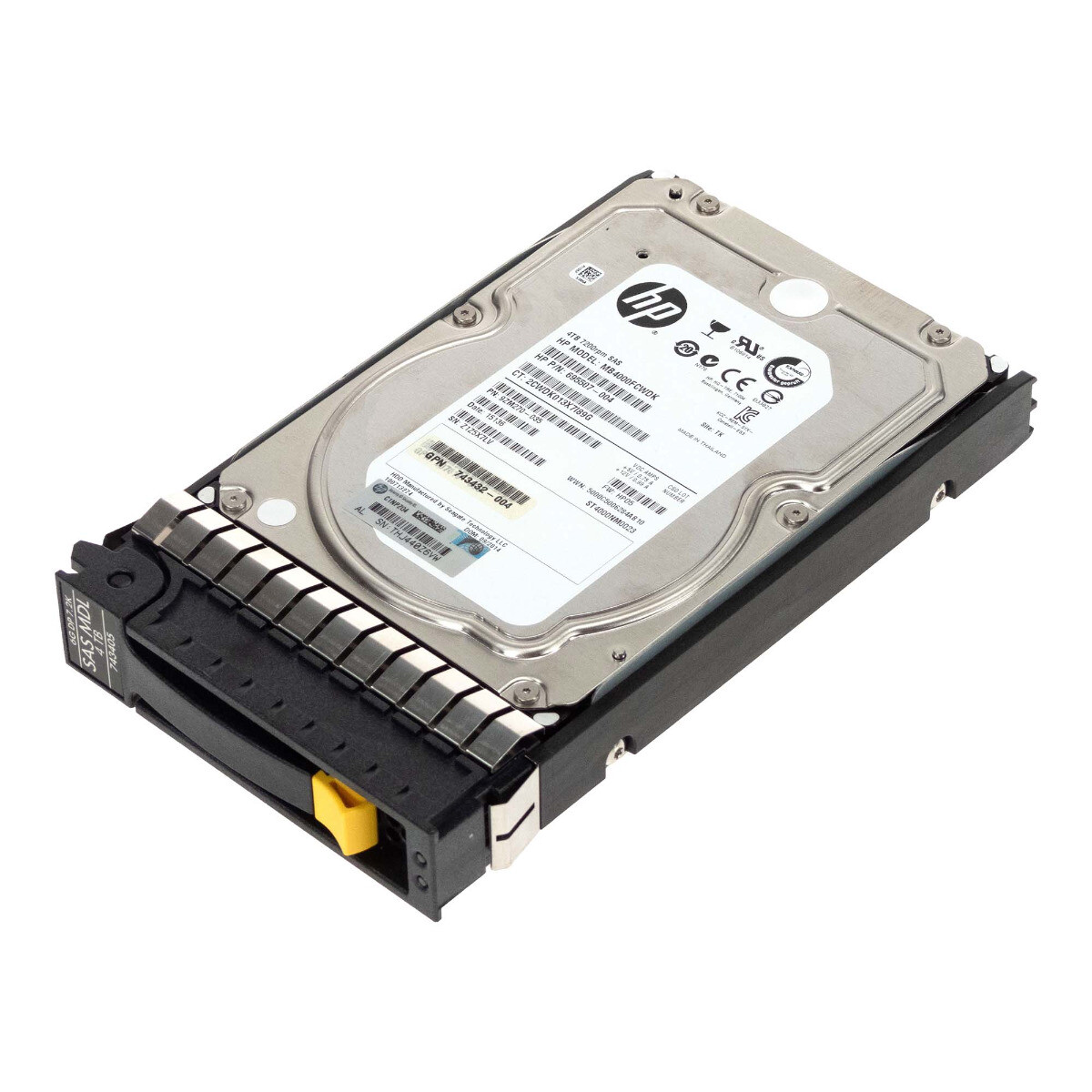 HARD DRIVE HP 695507-004 743405-001 MB4000FCWDK 4TB 7.2K 128MB SAS-2 3.5" inch