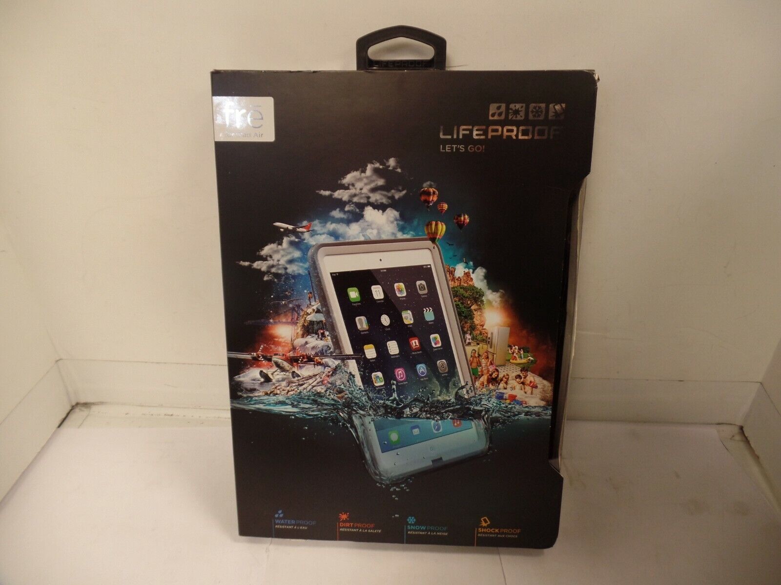 Genuine Lifeproof Fre Case For Ipad Air Apple White Protective Impact 1905-02