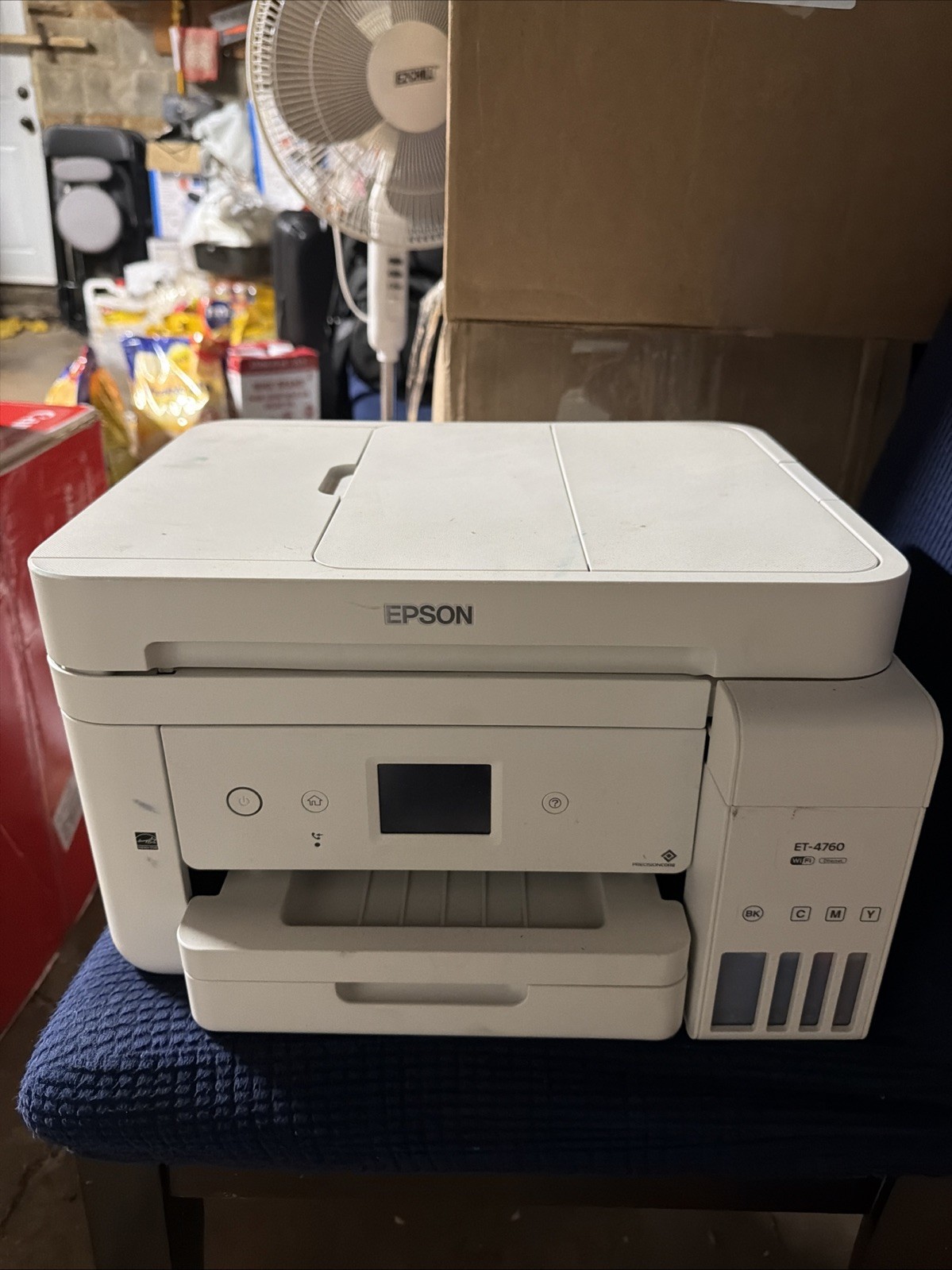Epson EcoTank ET-4760 Wireless All-In-One Inkjet Printer - White