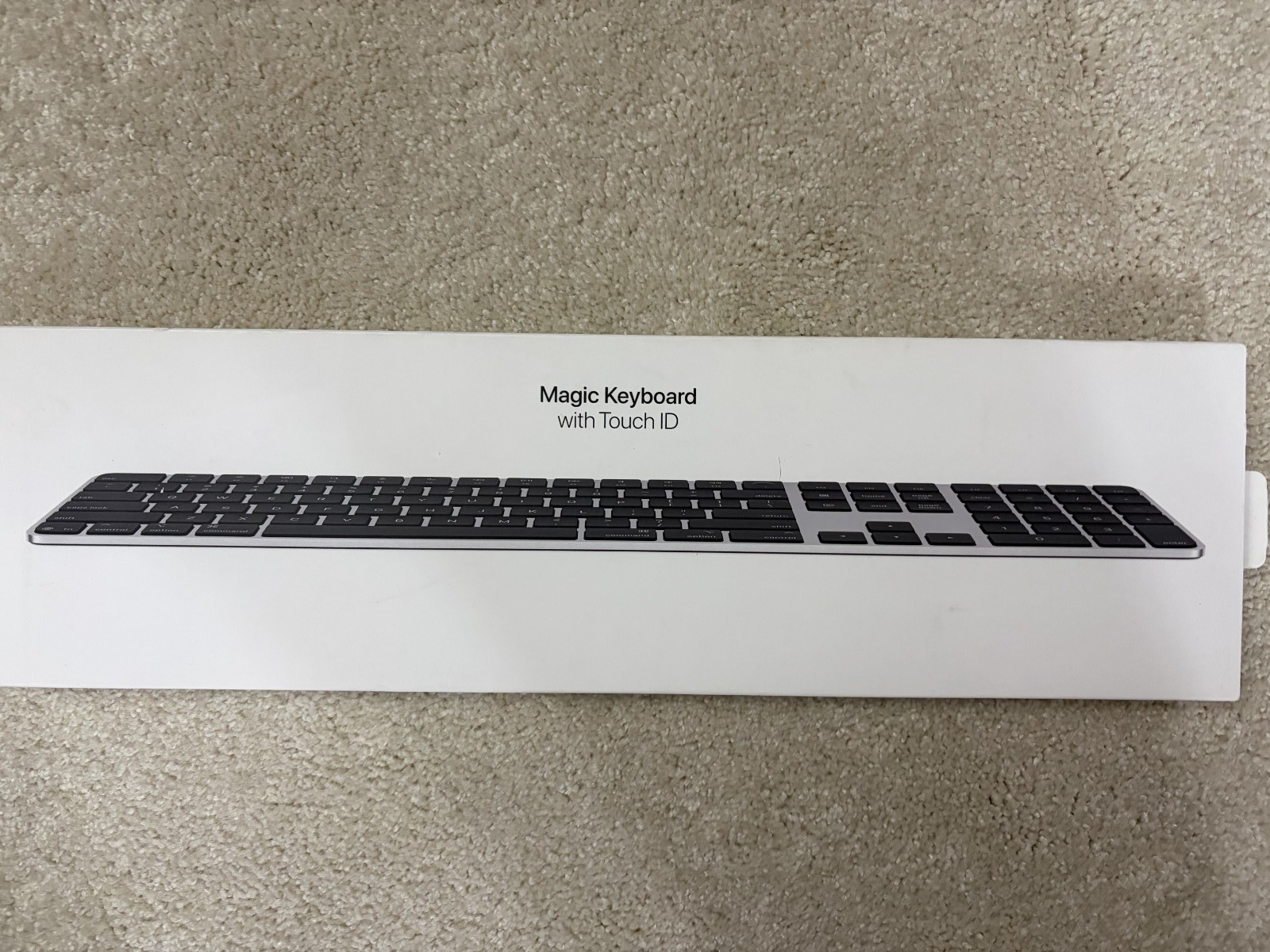 Apple  Magic Keyboard Touch ID and Numeric Keypad   USB-C BLACK