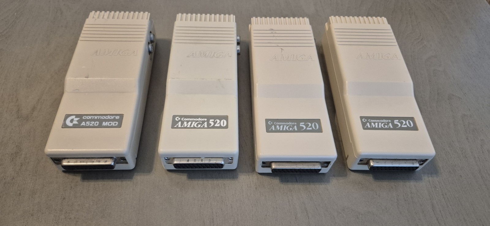 Commodore Amiga A520 Modulator Lot of 4 , PAL VIDEO  , All Tested