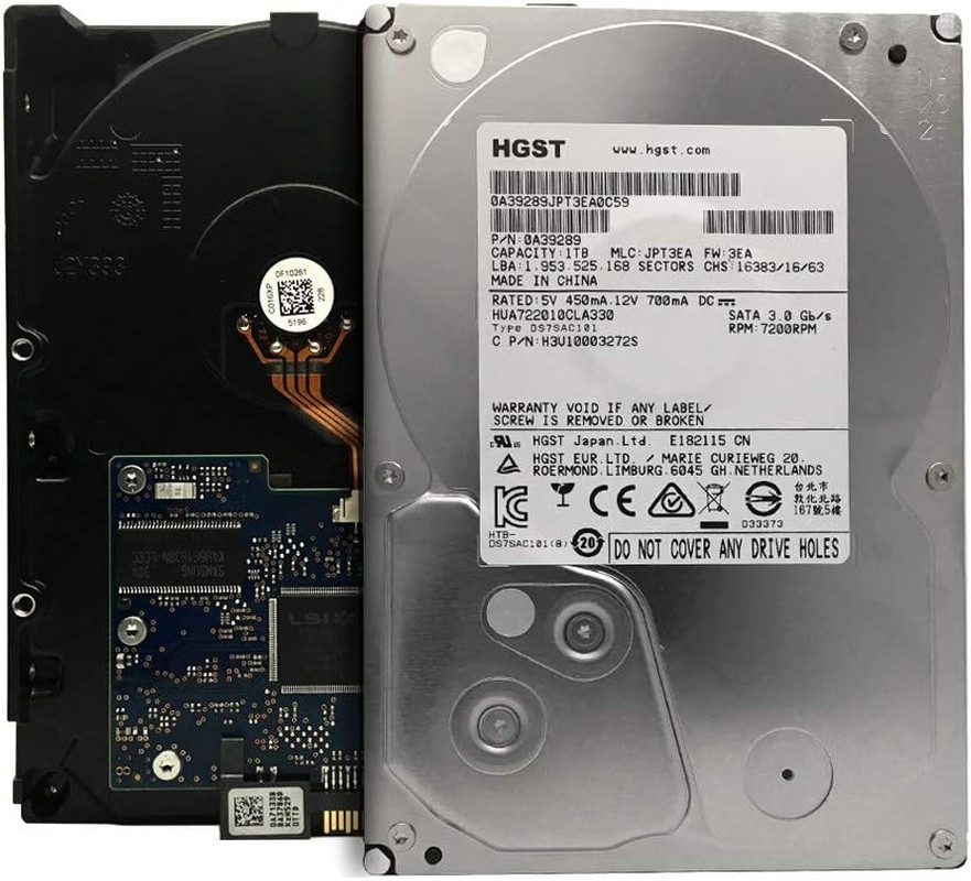 Ultrastar 1TB 7200RPM SATA Desktop Hard Drive - 1 Year Warranty