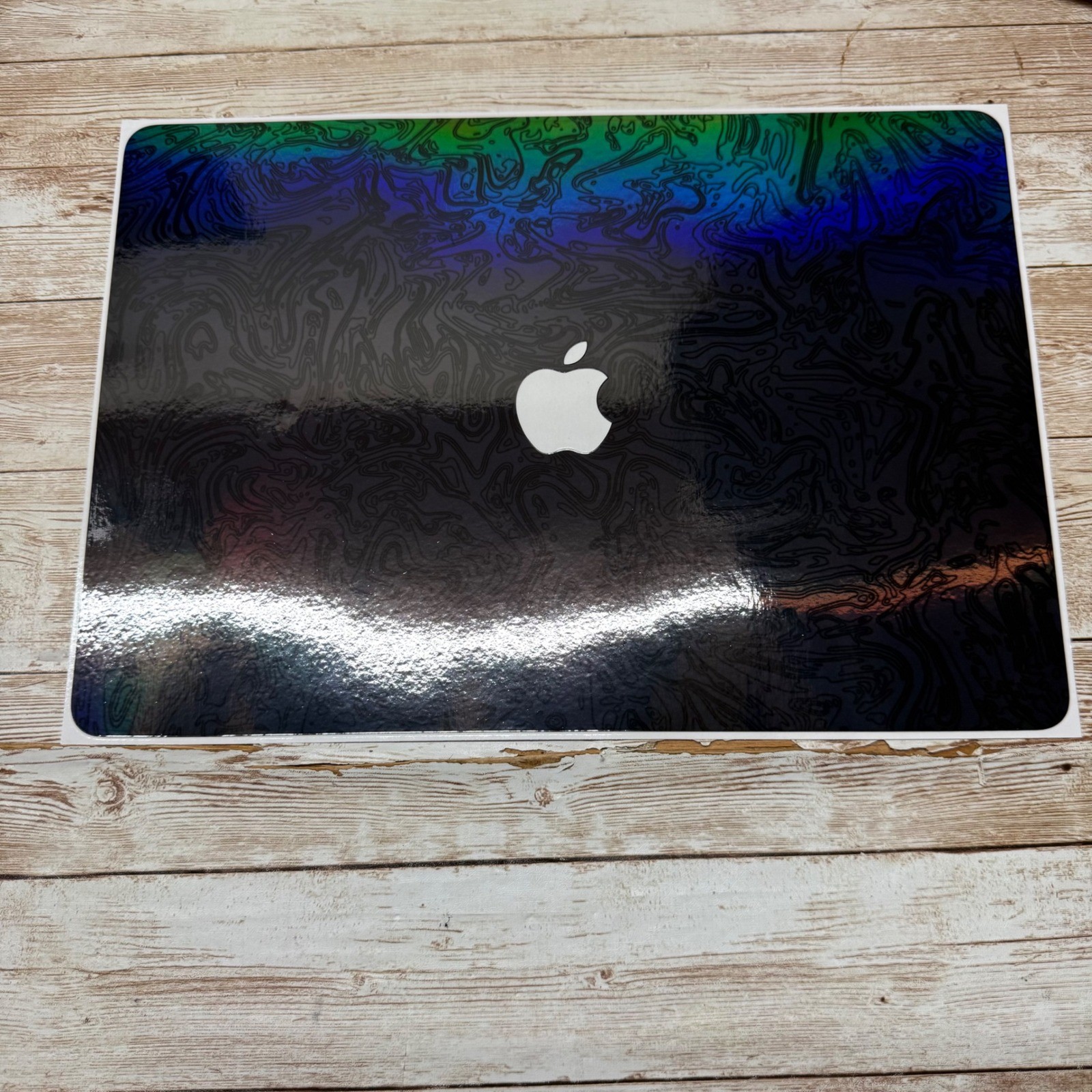 dbrand MacBook Air 13 2022- Present Skin Black Holographic 2 piece Vinyl Decal