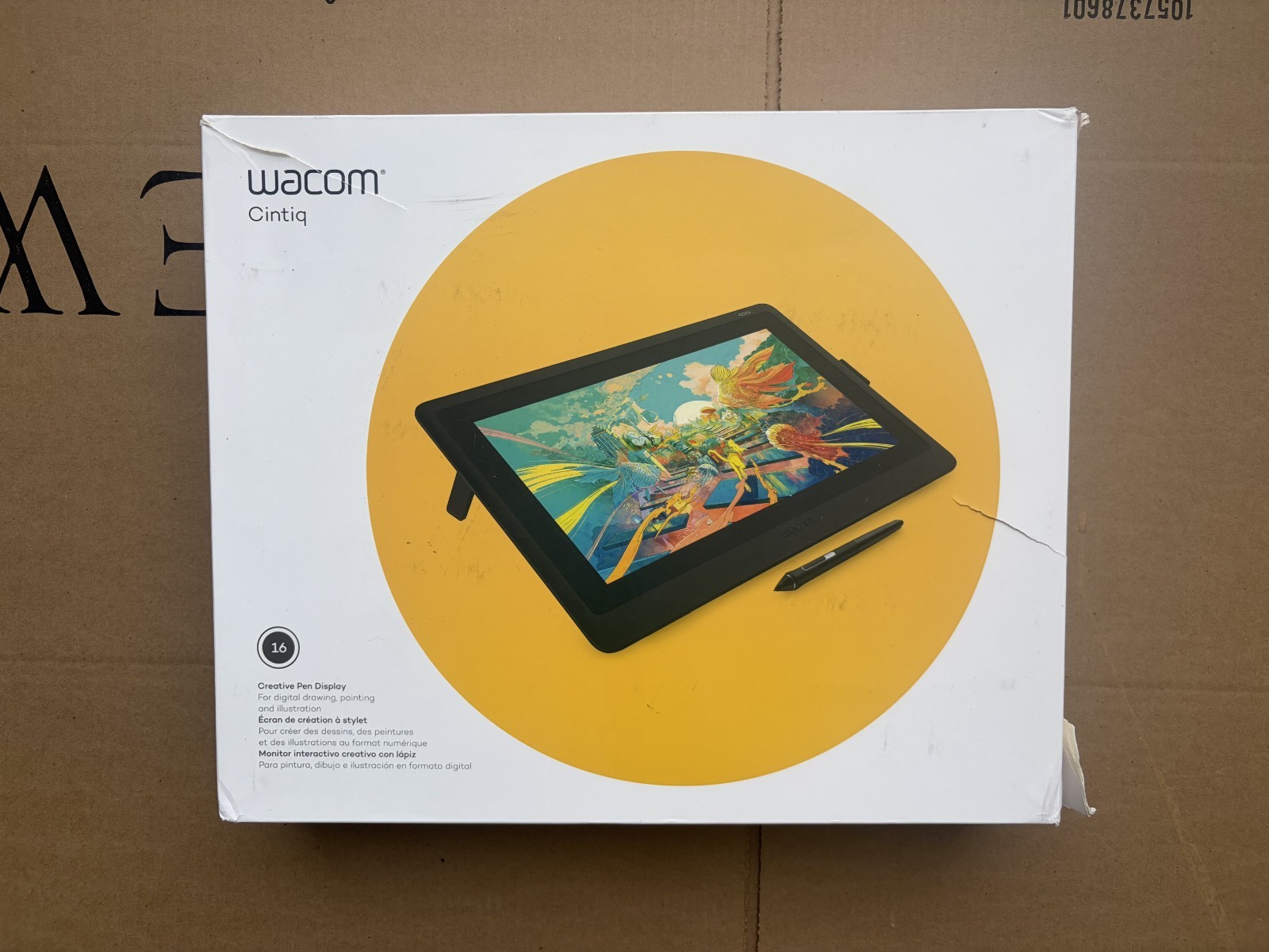 Wacom Cintiq 16 Drawing Display with Accessories in Original Packaging