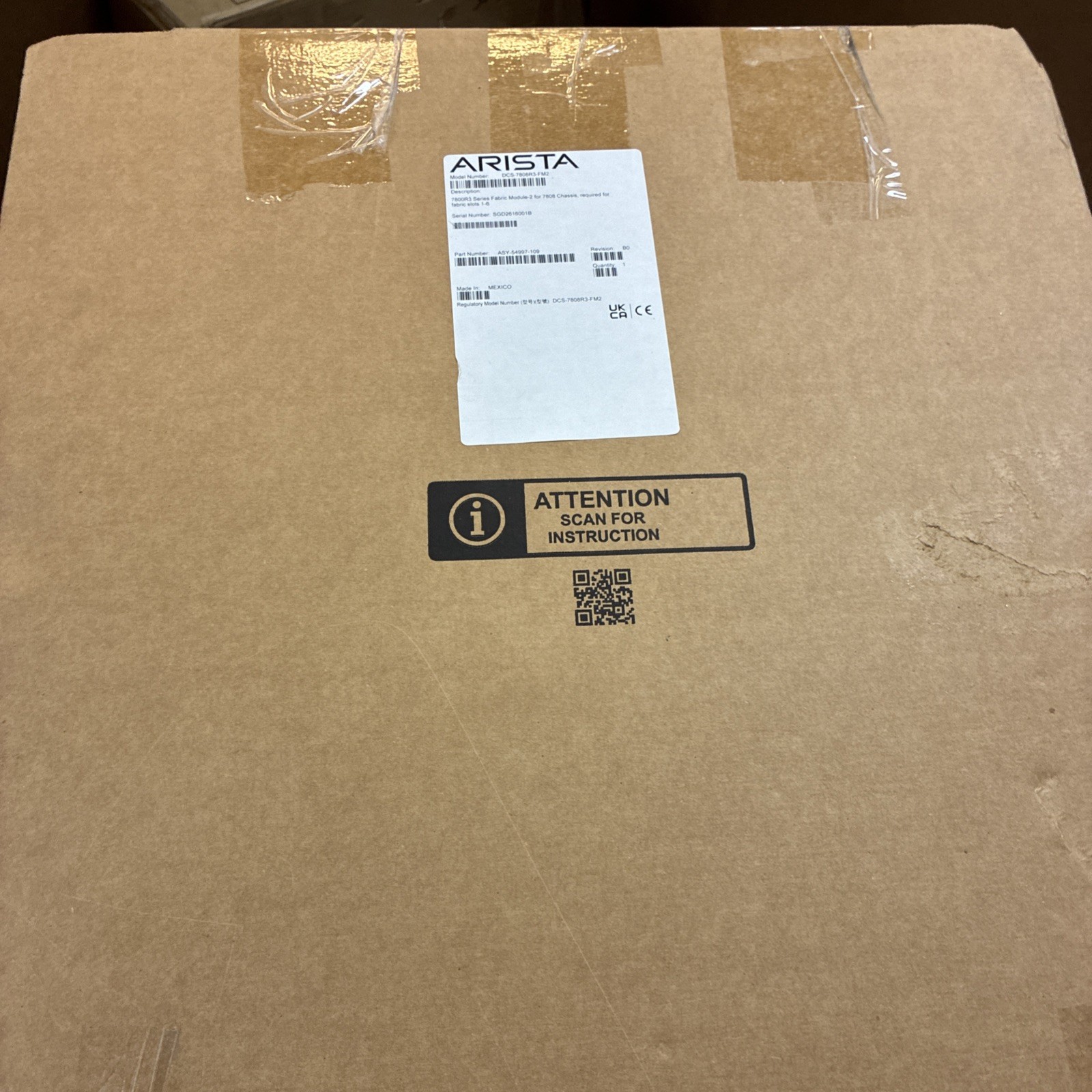 ARISTA DCS-7808R3-FM2   7800R3 Fabric Module for 7808 Chassis NEW