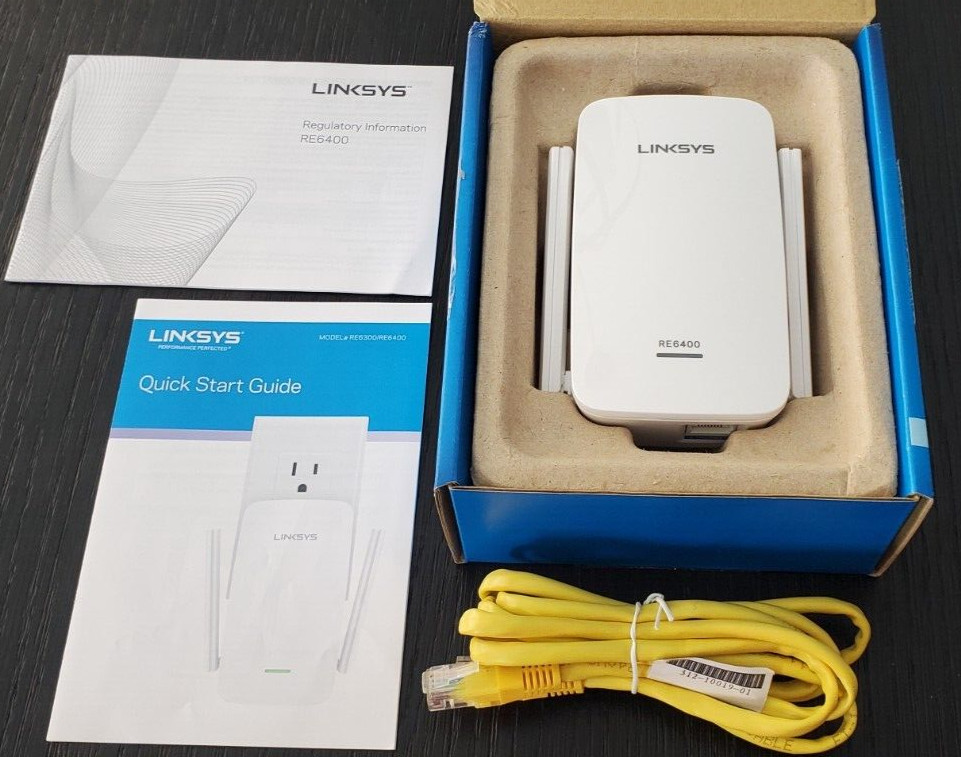 LINKSYS AC1200 Boost Ex WiFi Range Extender RE6400 -Very Good condition