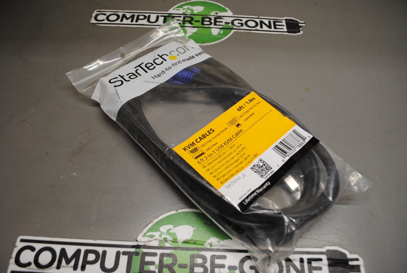StarTech.com SVUSB2N1_6 KVM Cables 6ft 2-in-1 USB KVM Cable 