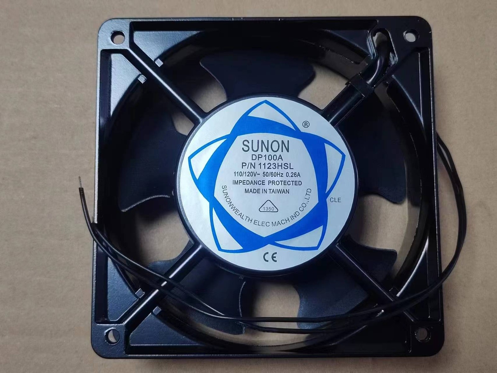 1Pcs For SUNON DP100A P/N 1123HSL AC 100V-120V 0.26A 120*120*38mm Fan