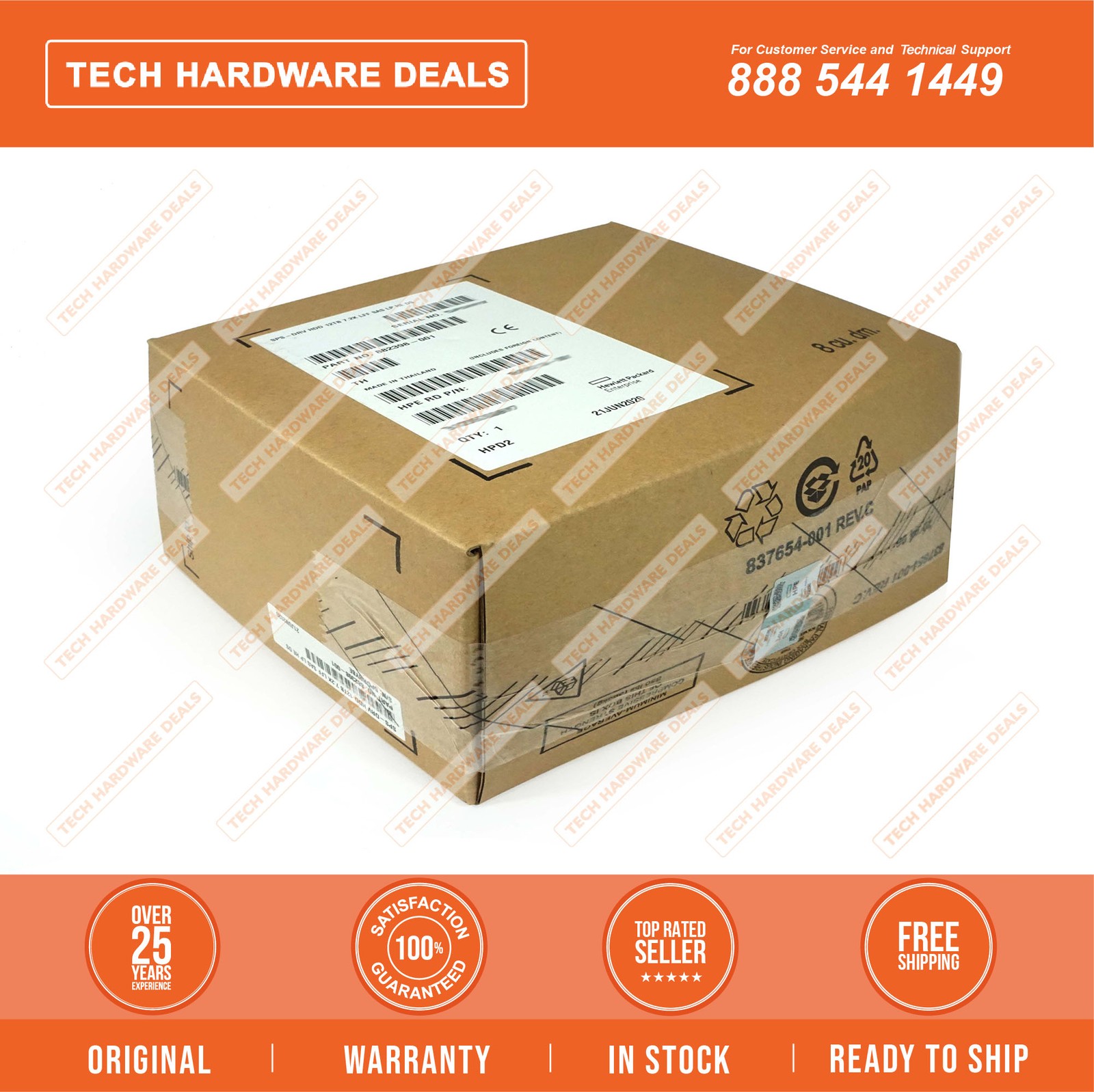 MB012000JZYVN  NEW SEALED HPE 12TB SAS 12G 7.2K LFF LP He 512e MV HDD