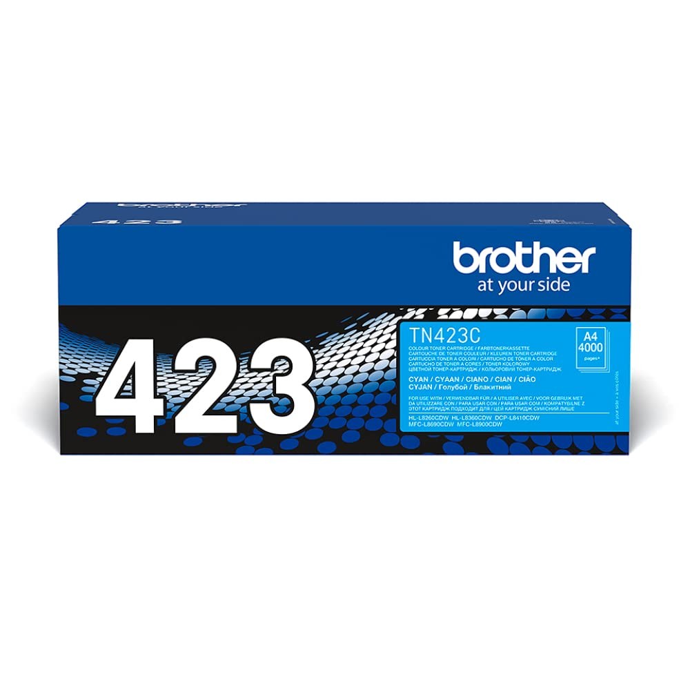 Brother TN423C - Jumbo Yield - cyan - original - toner cartridge - for Brother D