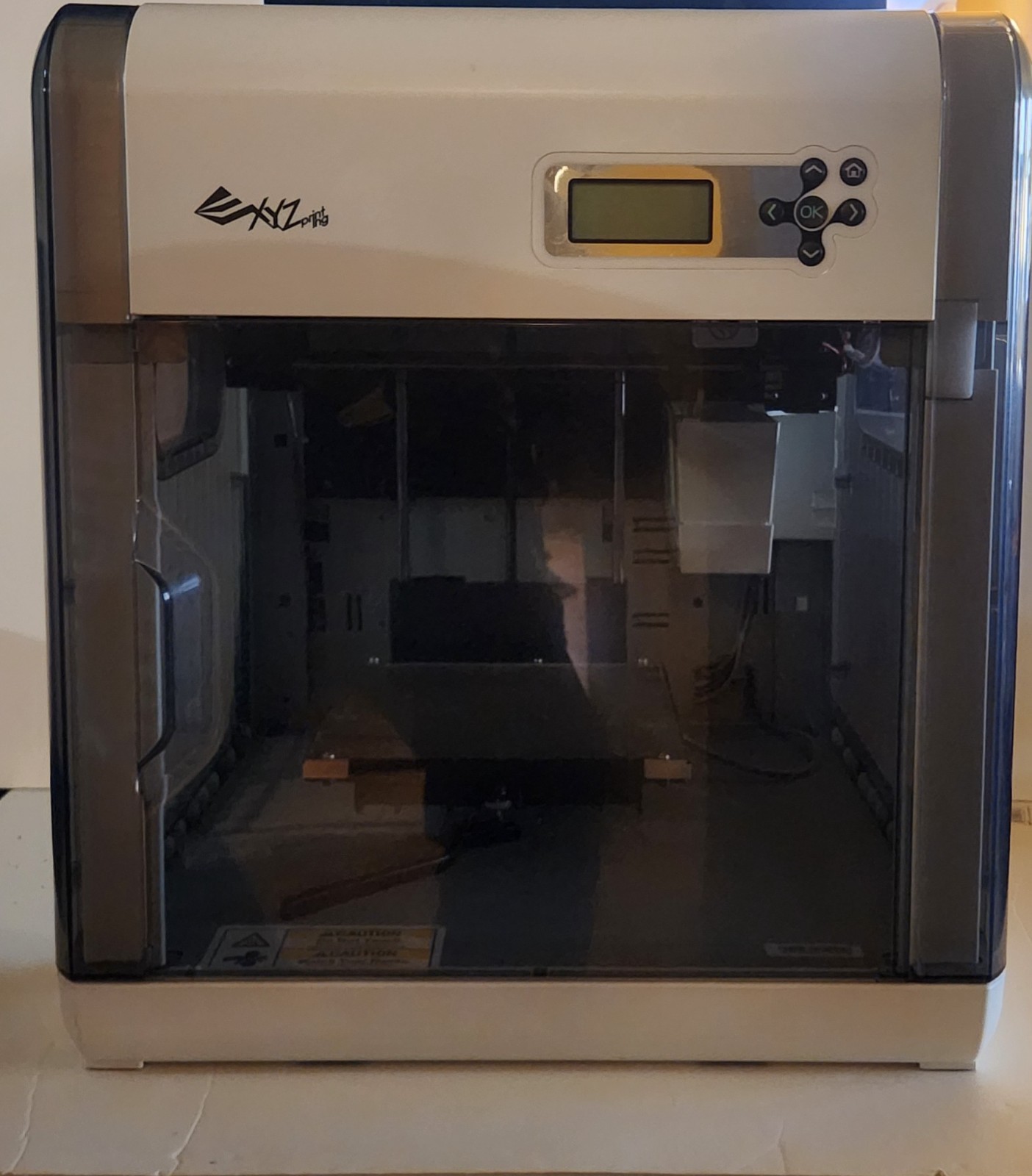 XYZprinting Da Vinci 1.0 3D Printer W/ Adapter, CD, Instructions, Cleaning Brush