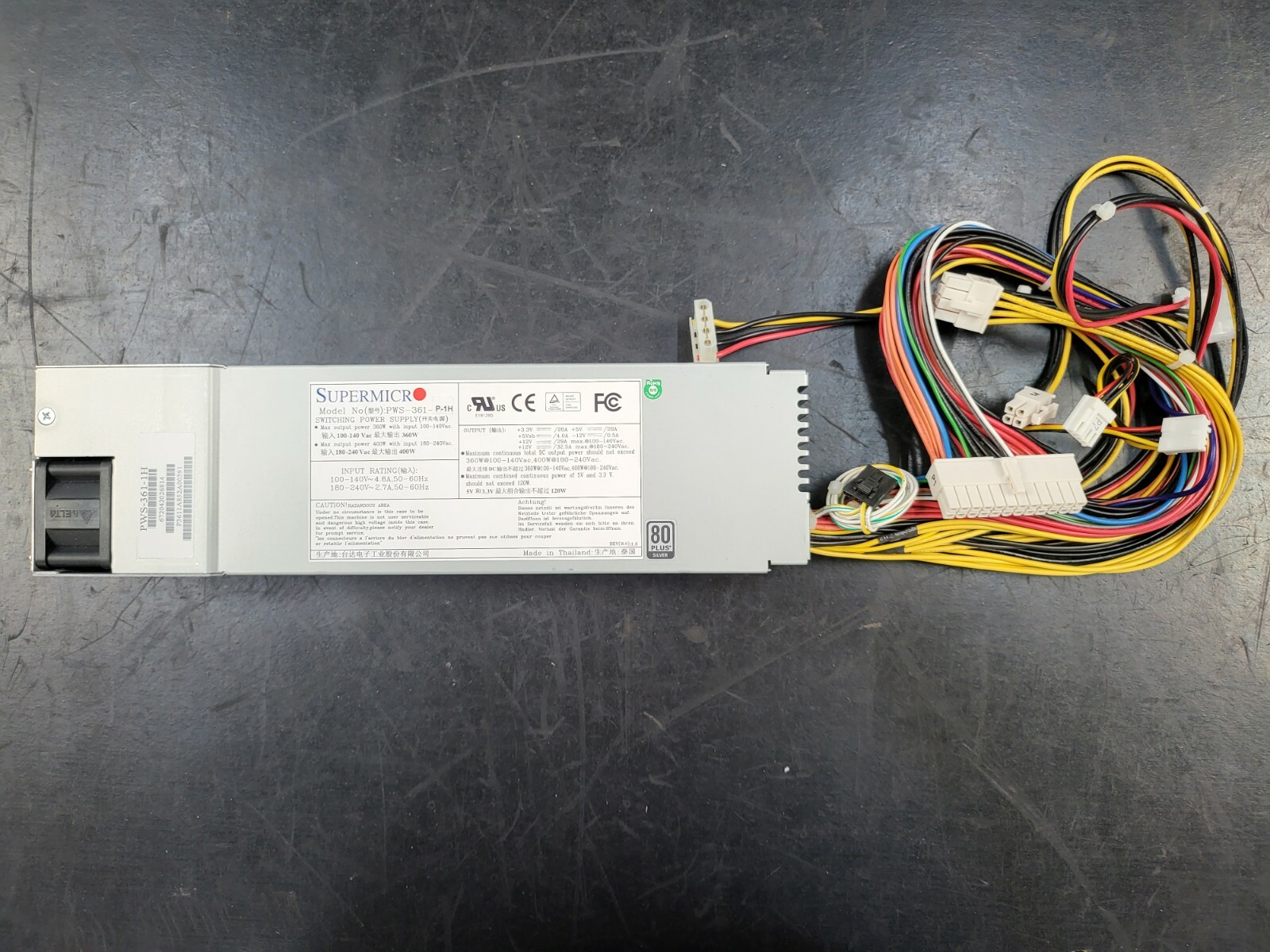 Supermicro PWS-361-1H 400W (360W) Power Supply#T238