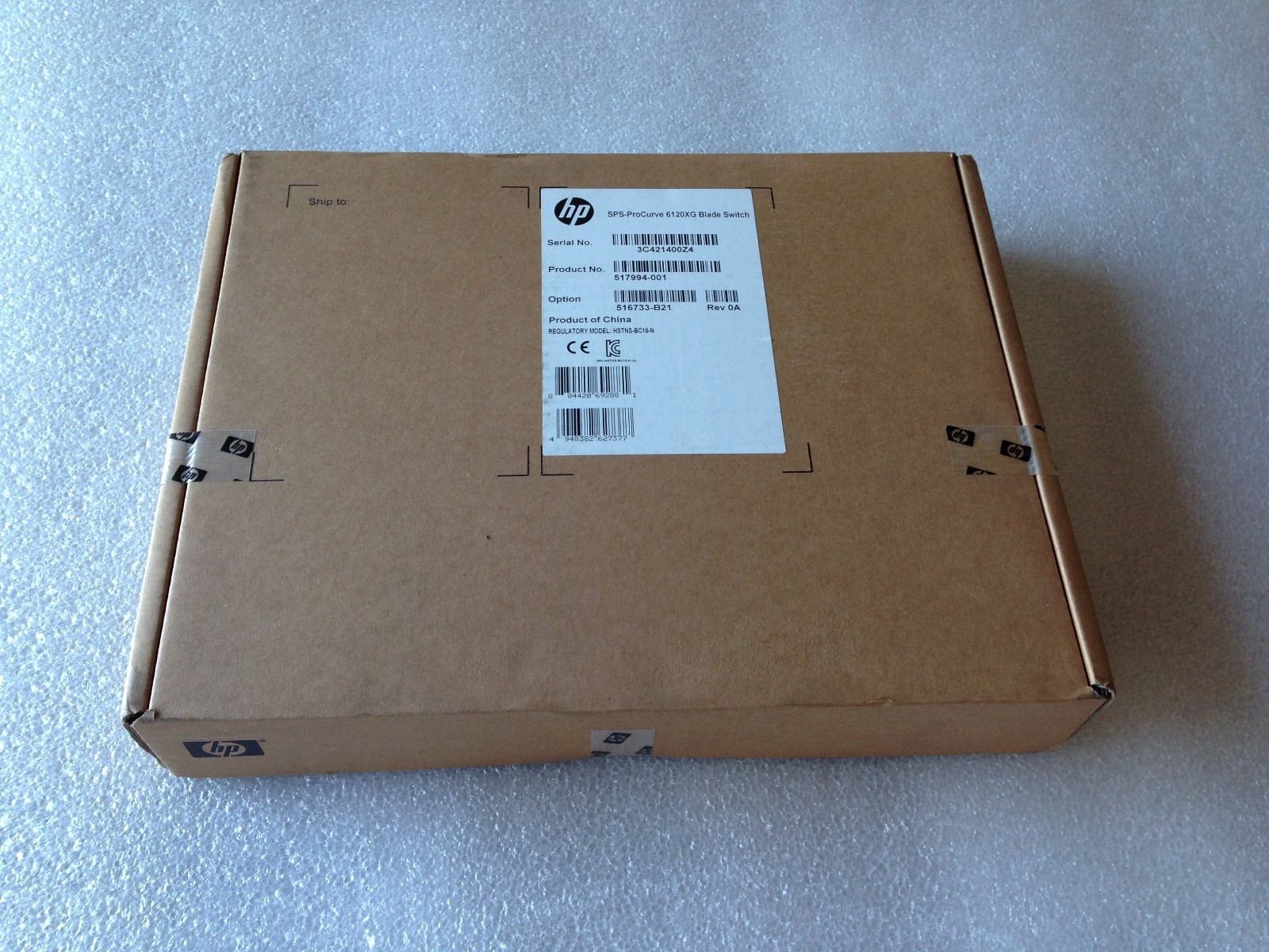 516733-B21 517994-001 708069-001 HPE 6120XG Blade Switch HPE NEW SPARE